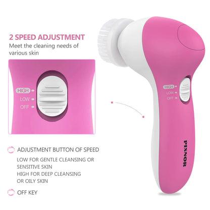 5 in 1 Face Massager Facial Cleanser